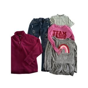 Girls Clothing Lot Marmot Pullover Arizona Jeans Cat Jack Way To Celebrate 5T 6X